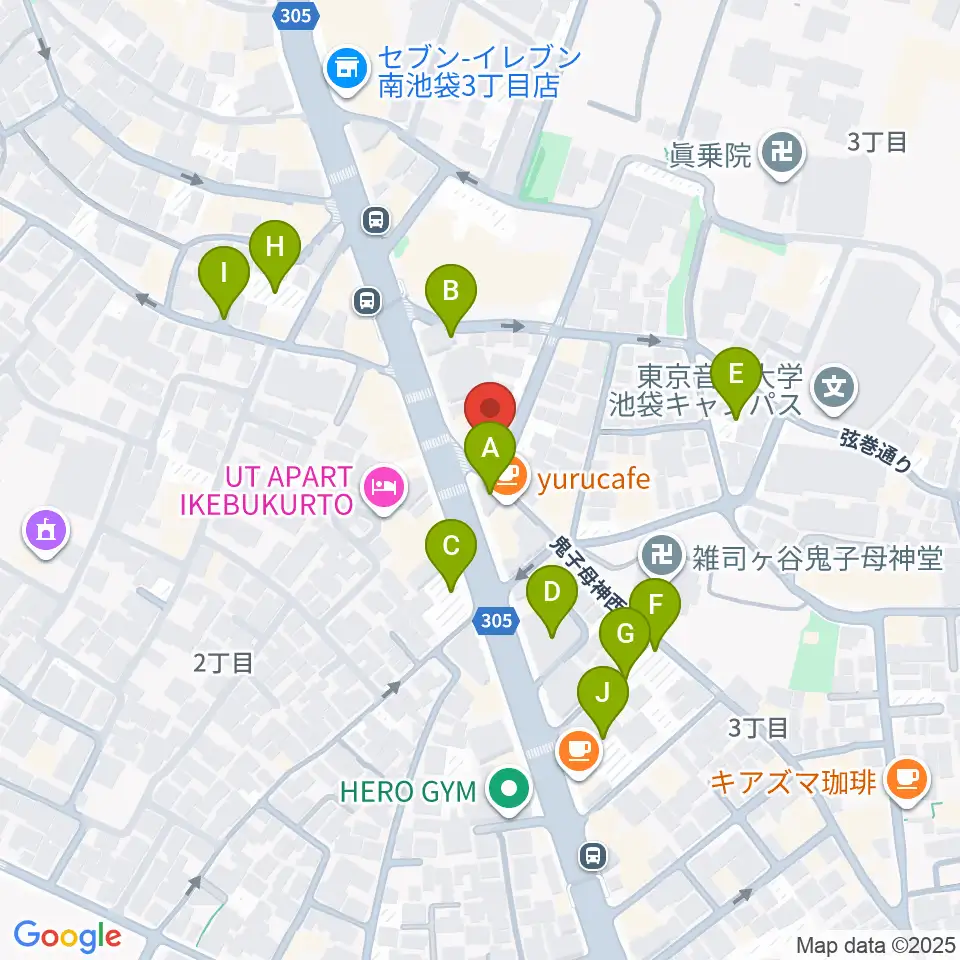 東京音楽大学付属民族音楽研究所周辺の駐車場・コインパーキング一覧地図