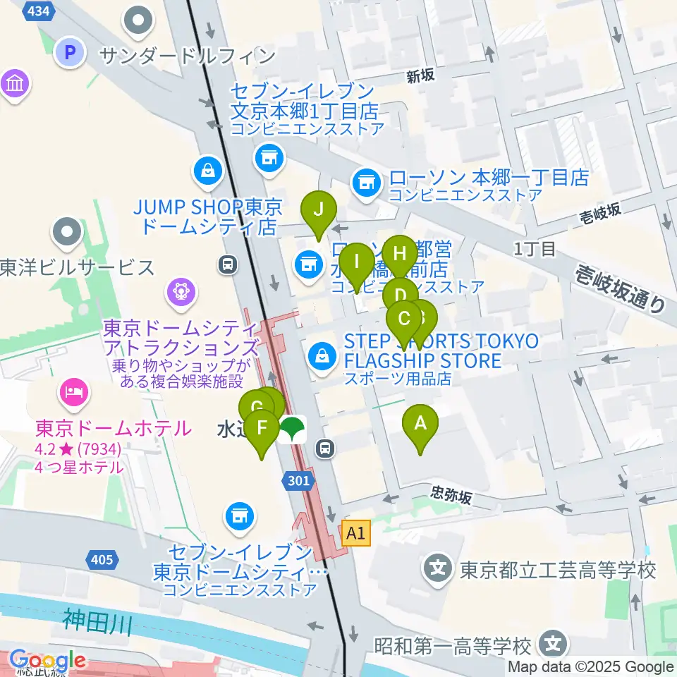 宝槻美代子音楽教室周辺の駐車場・コインパーキング一覧地図
