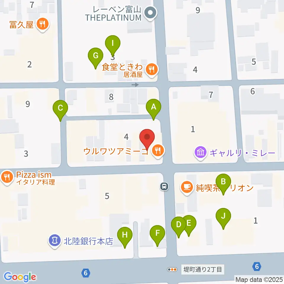 友井音楽教室周辺の駐車場・コインパーキング一覧地図