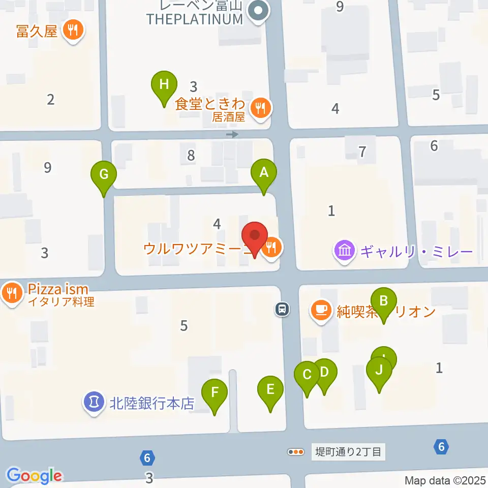 友井音楽教室周辺の駐車場・コインパーキング一覧地図