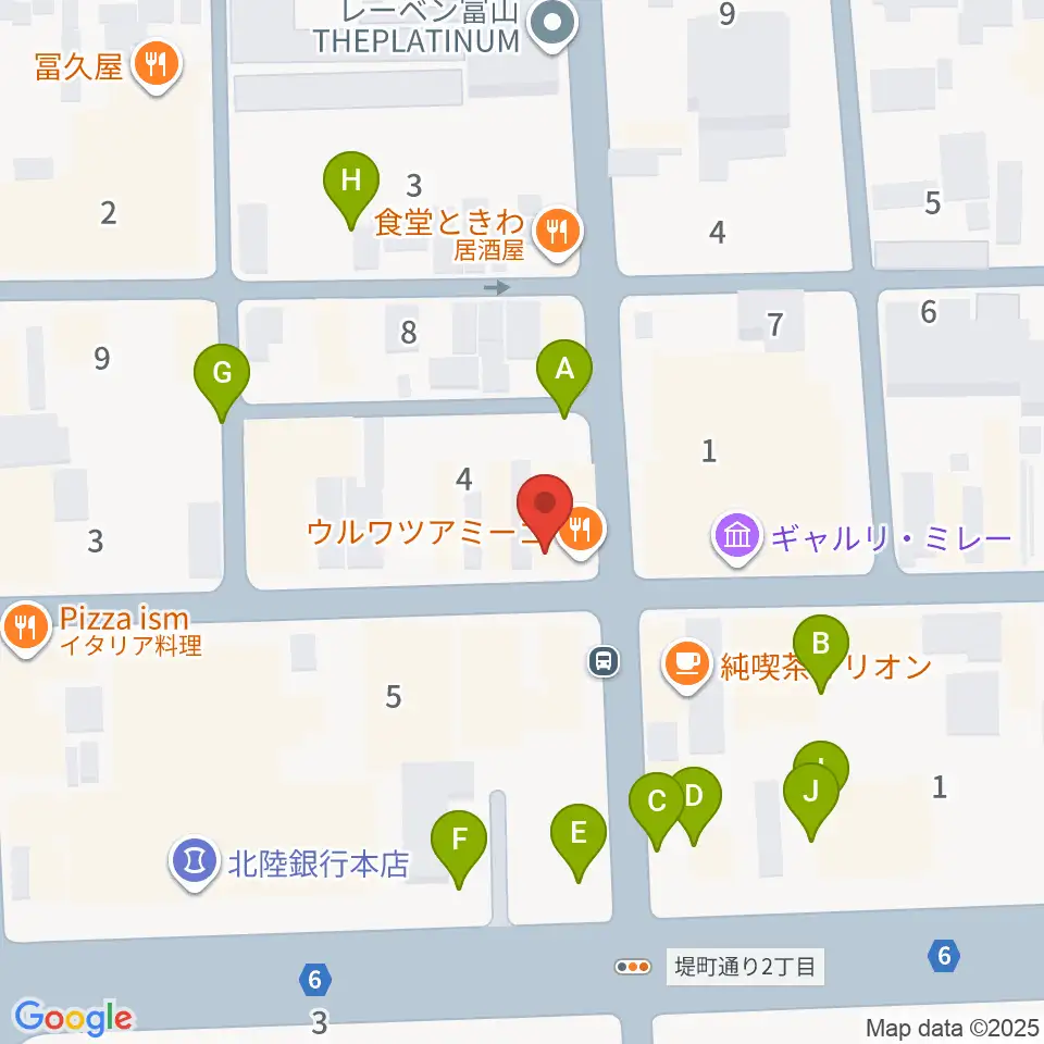 友井音楽教室周辺の駐車場・コインパーキング一覧地図