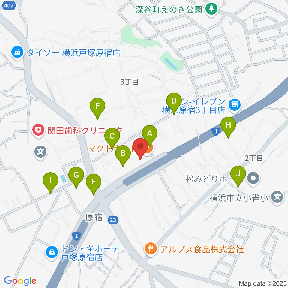 原宿音楽教室&カルチャースクール周辺の駐車場・コインパーキング一覧地図