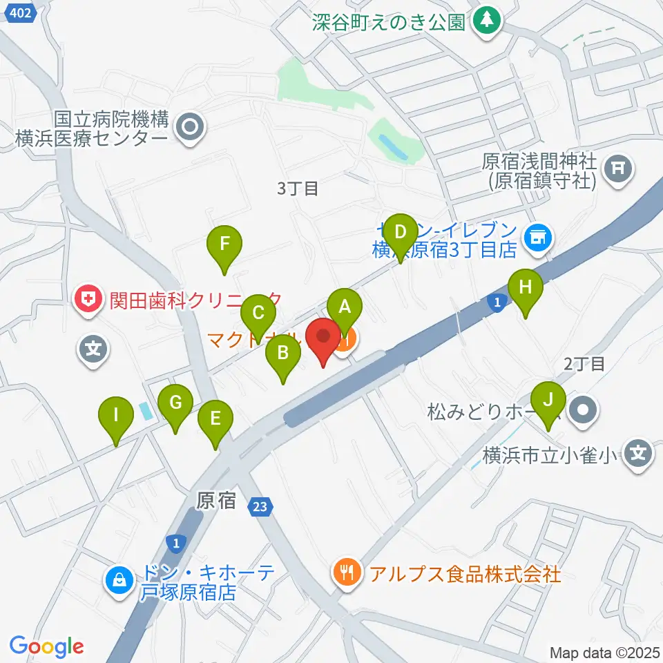 原宿音楽教室＆カルチャースクール周辺の駐車場・コインパーキング一覧地図