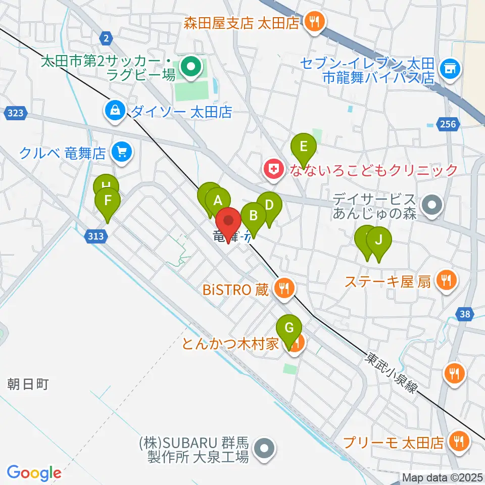 音楽サロン・シャコンヌ周辺の駐車場・コインパーキング一覧地図