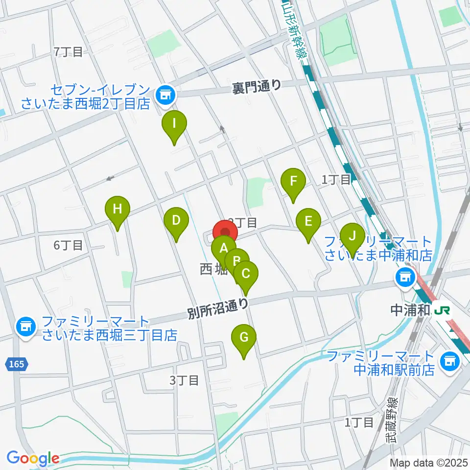 ABEバイオリン教室周辺の駐車場・コインパーキング一覧地図