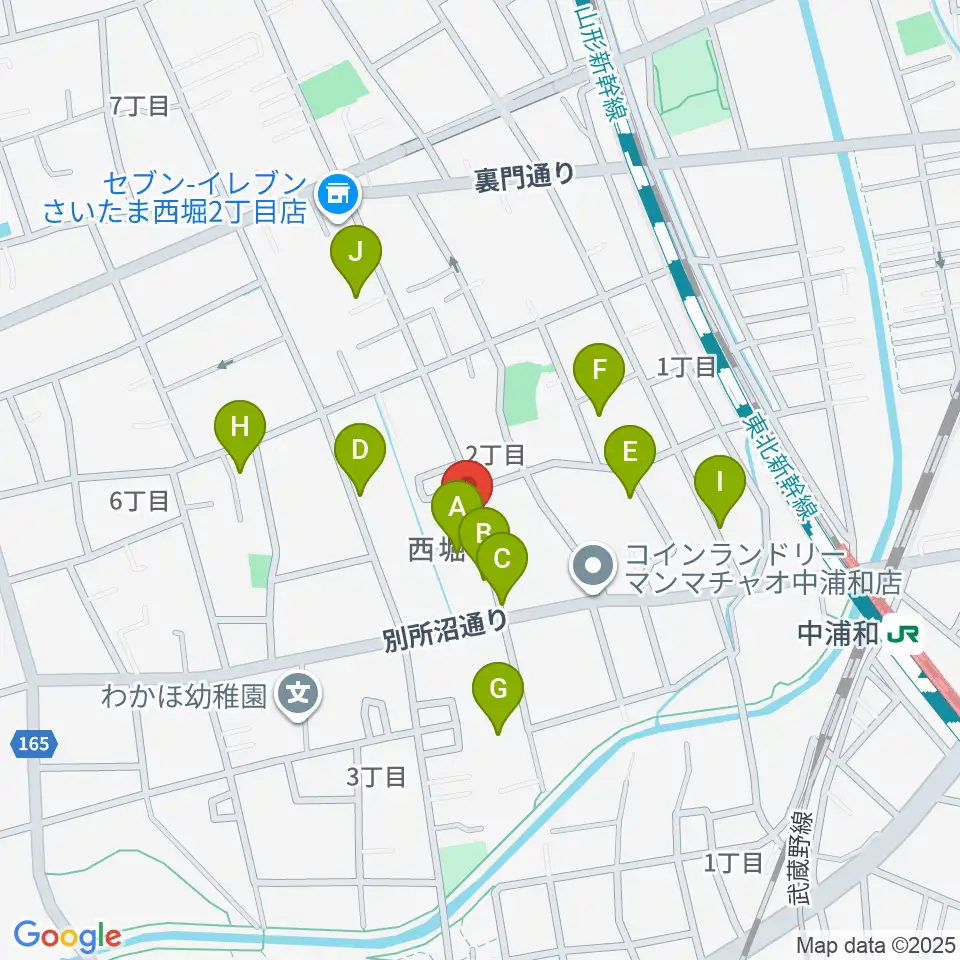 ABEバイオリン教室周辺の駐車場・コインパーキング一覧地図