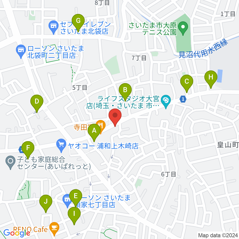 深川音楽教室周辺の駐車場・コインパーキング一覧地図