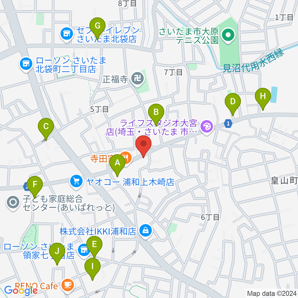 深川音楽教室周辺の駐車場・コインパーキング一覧地図