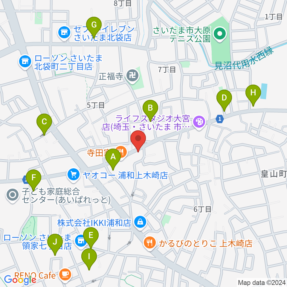 深川音楽教室周辺の駐車場・コインパーキング一覧地図