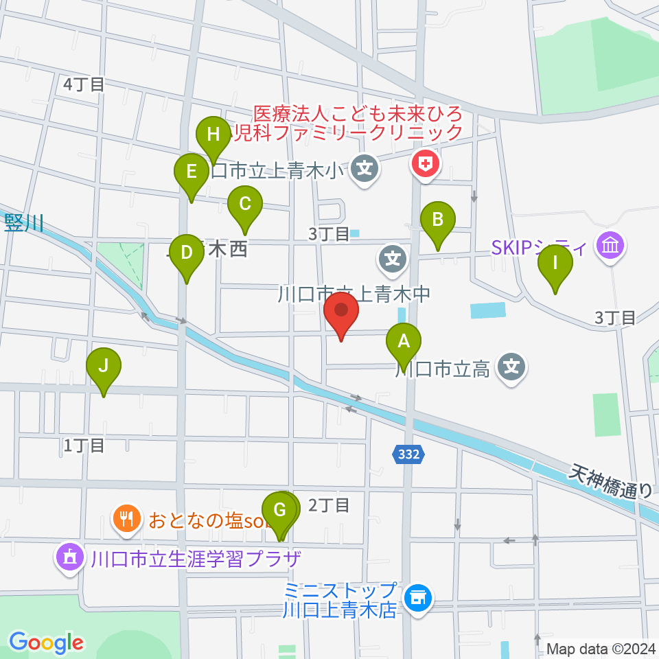 ベルウッド音楽学院周辺の駐車場・コインパーキング一覧地図