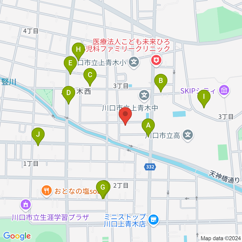 ベルウッド音楽学院周辺の駐車場・コインパーキング一覧地図