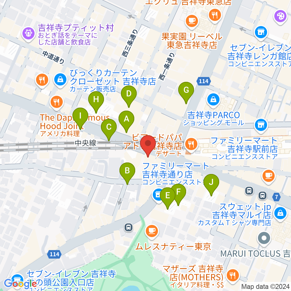 M&N Bit Of Sound周辺の駐車場・コインパーキング一覧地図