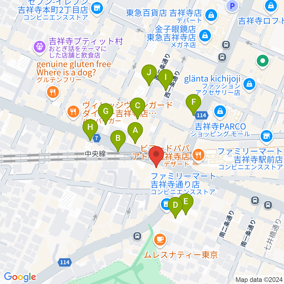 M&N Bit Of Sound周辺の駐車場・コインパーキング一覧地図