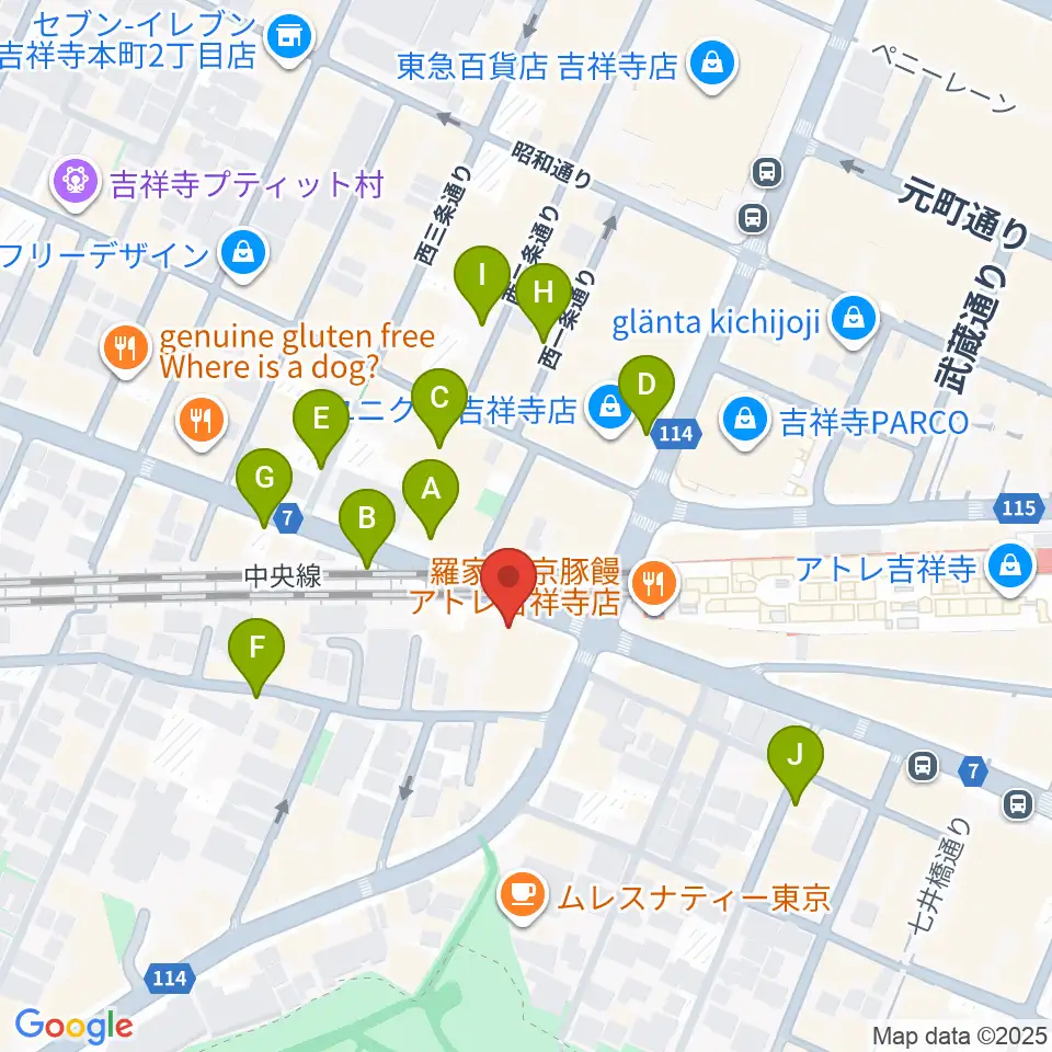 M&N Bit Of Sound周辺の駐車場・コインパーキング一覧地図