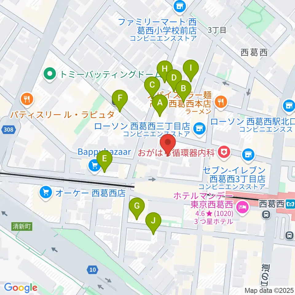 東京スクールオブミュージック&ダンス専門学校周辺の駐車場・コインパーキング一覧地図
