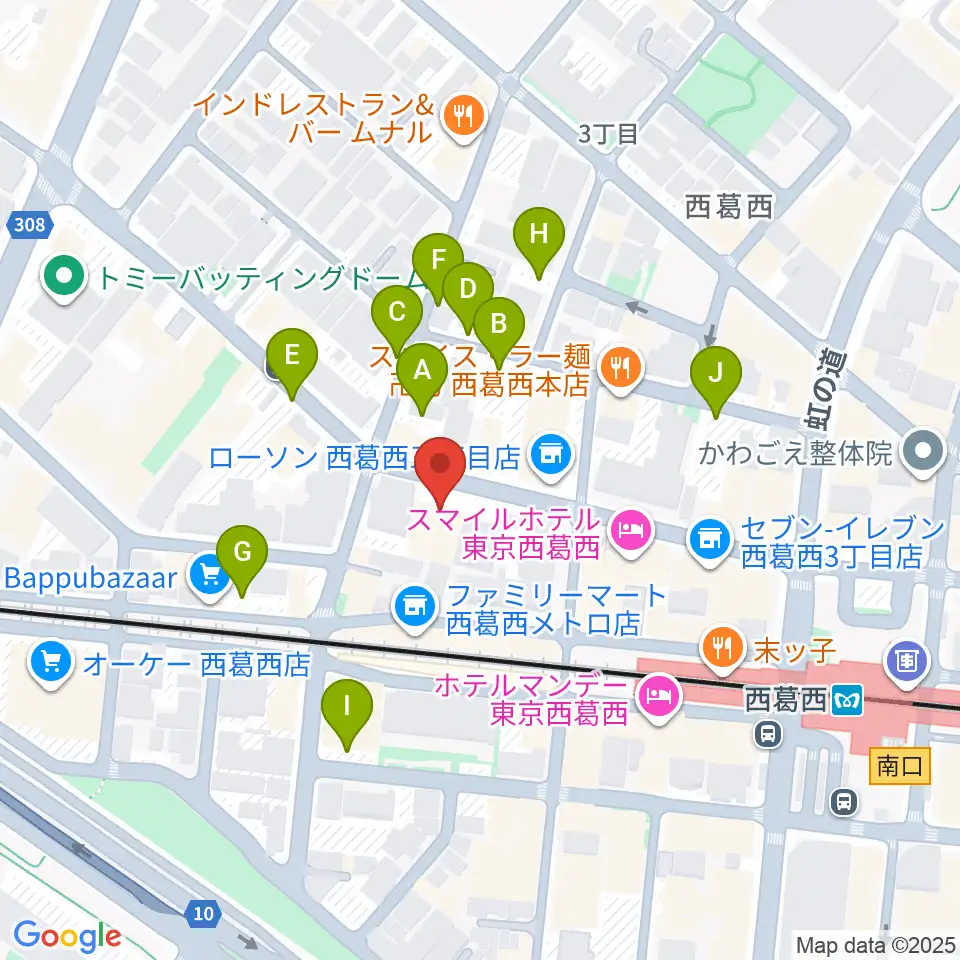 東京スクールオブミュージック＆ダンス専門学校周辺の駐車場・コインパーキング一覧地図