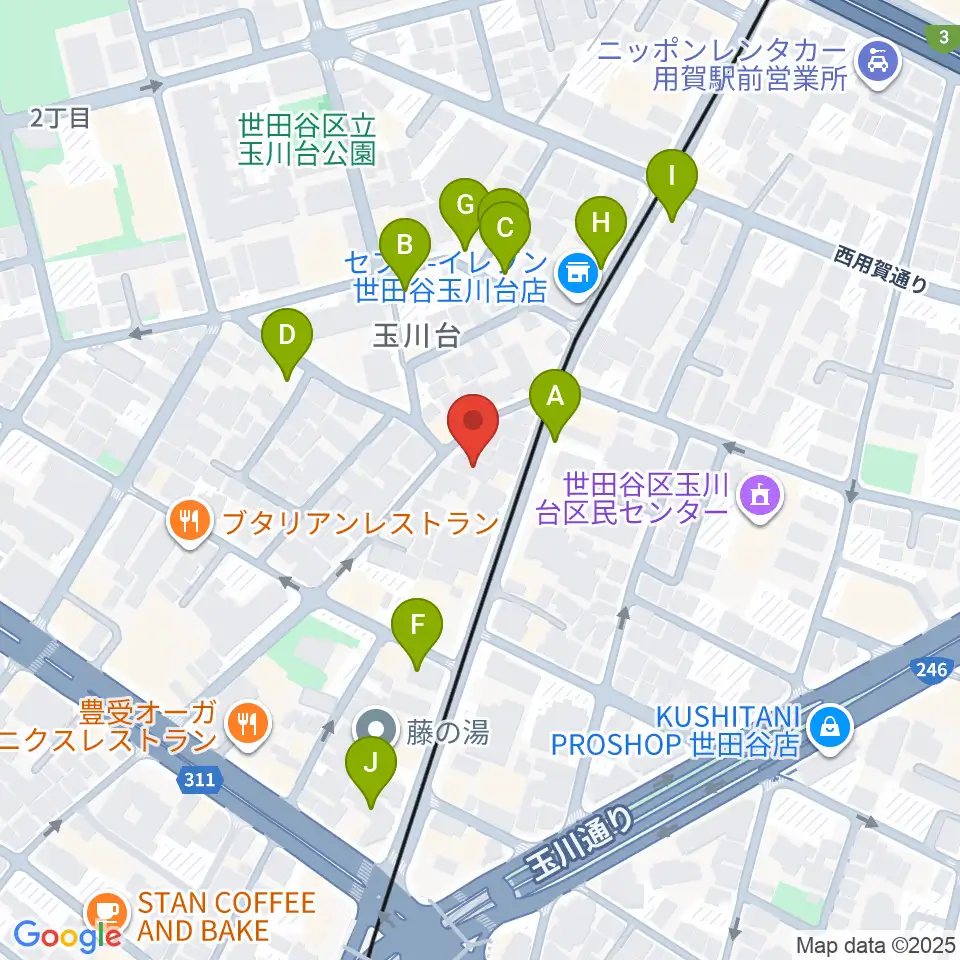 マイカミュージックラボラトリー周辺の駐車場・コインパーキング一覧地図