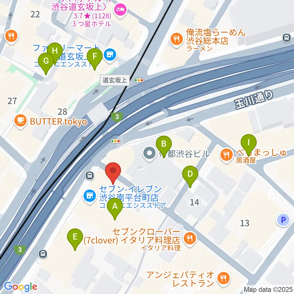 日本ピアノ調律・音楽学院周辺の駐車場・コインパーキング一覧地図