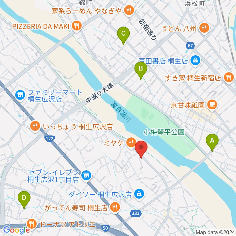 J-music ボーカル音楽教室周辺の駐車場・コインパーキング一覧地図