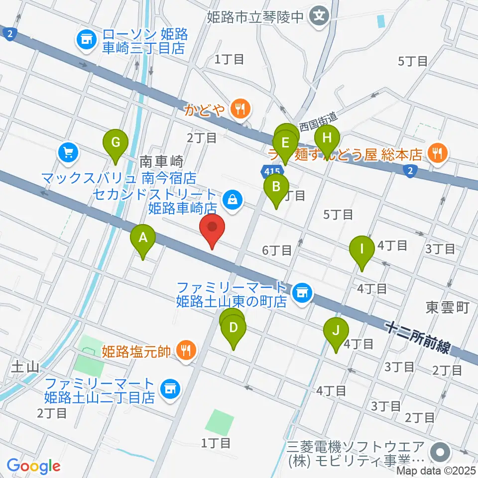 サウンドステーション周辺の駐車場・コインパーキング一覧地図