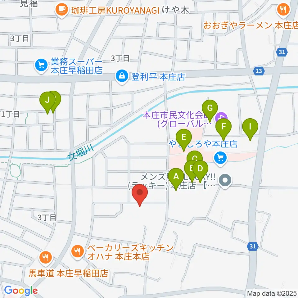 南音楽院周辺の駐車場・コインパーキング一覧地図