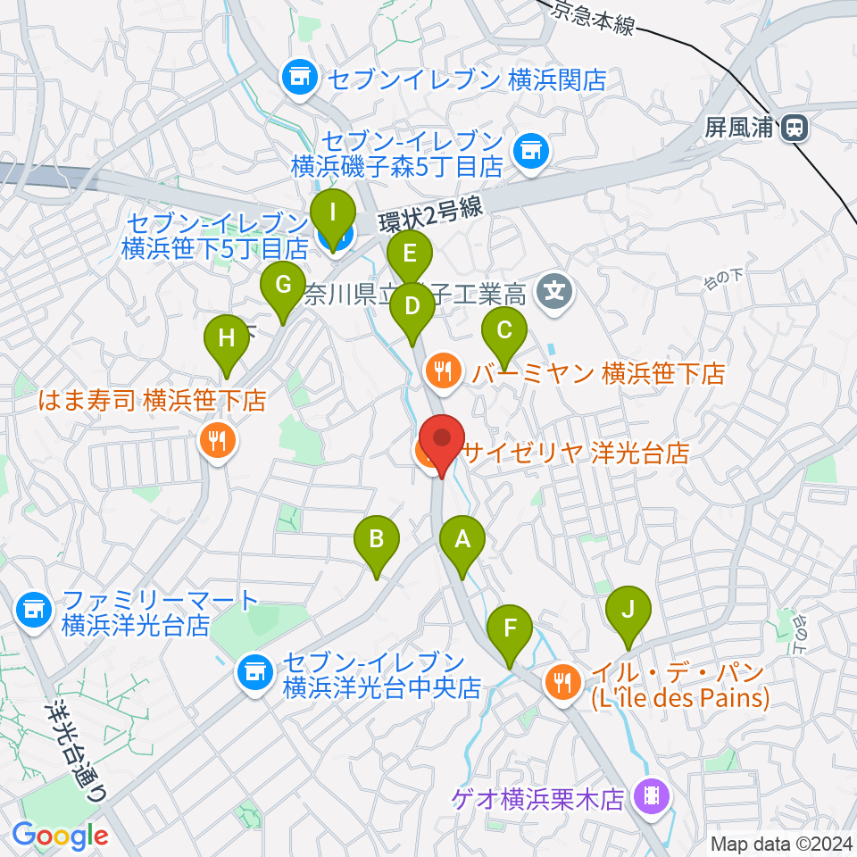 めぐみ音楽館周辺の駐車場・コインパーキング一覧地図