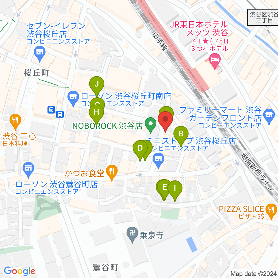 ヴァーヴミュージックスクール周辺の駐車場・コインパーキング一覧地図