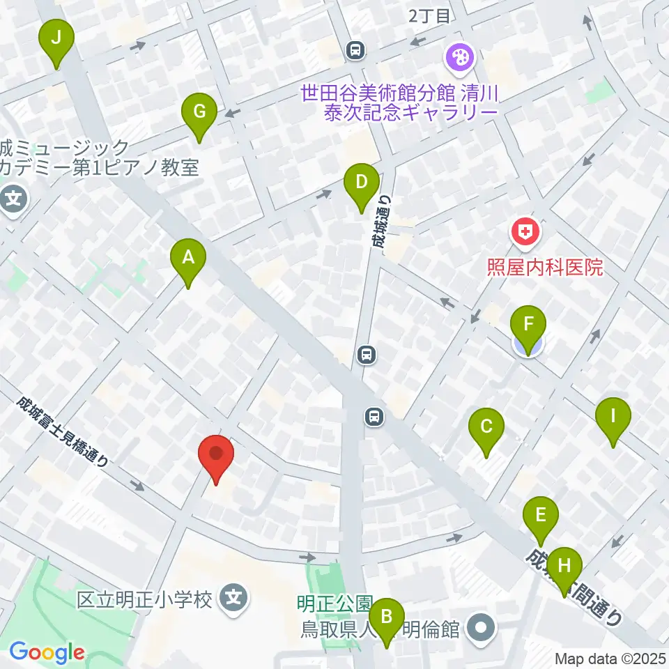 ピア・ちゃピアノ教室周辺の駐車場・コインパーキング一覧地図