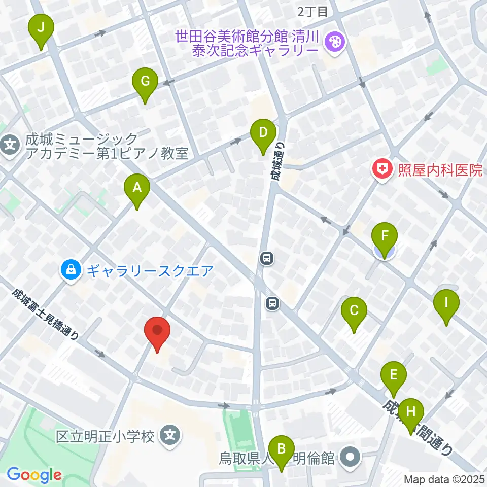 ピア・ちゃピアノ教室周辺の駐車場・コインパーキング一覧地図