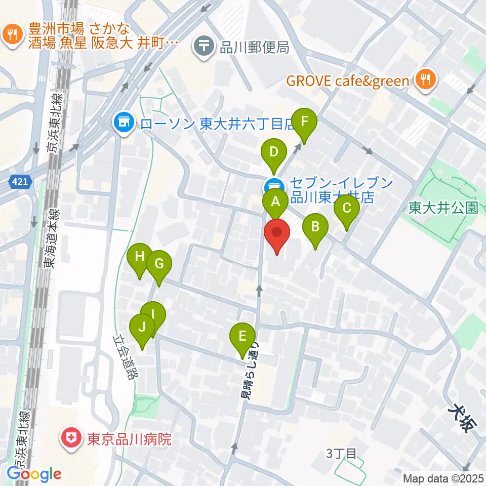 天華二胡学院周辺の駐車場・コインパーキング一覧地図