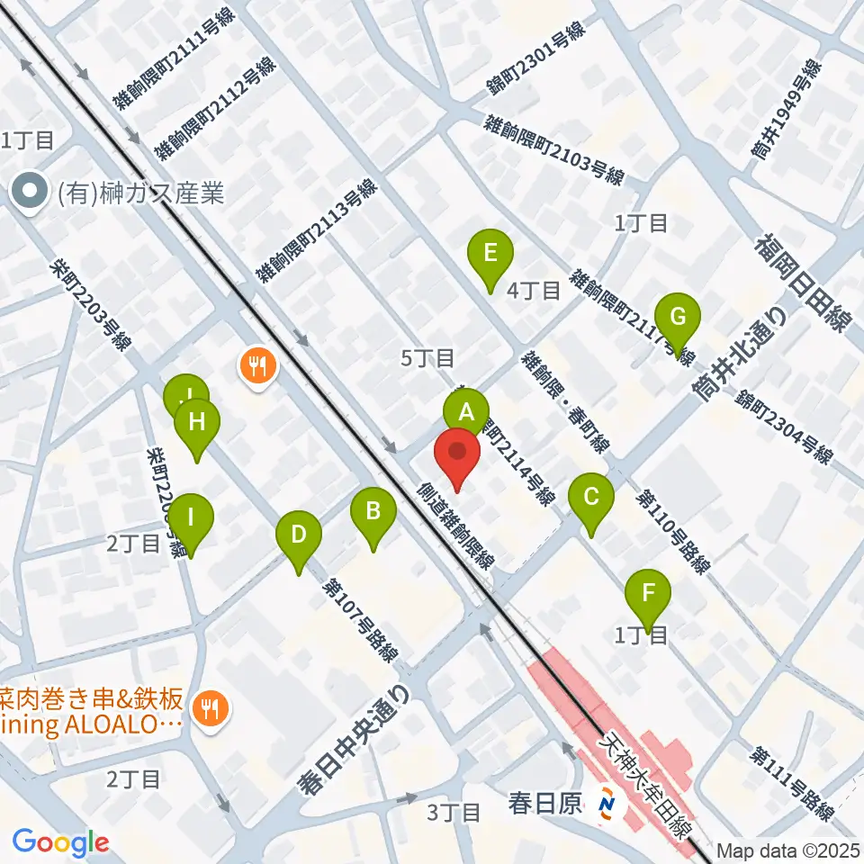jmc音楽教室周辺の駐車場・コインパーキング一覧地図