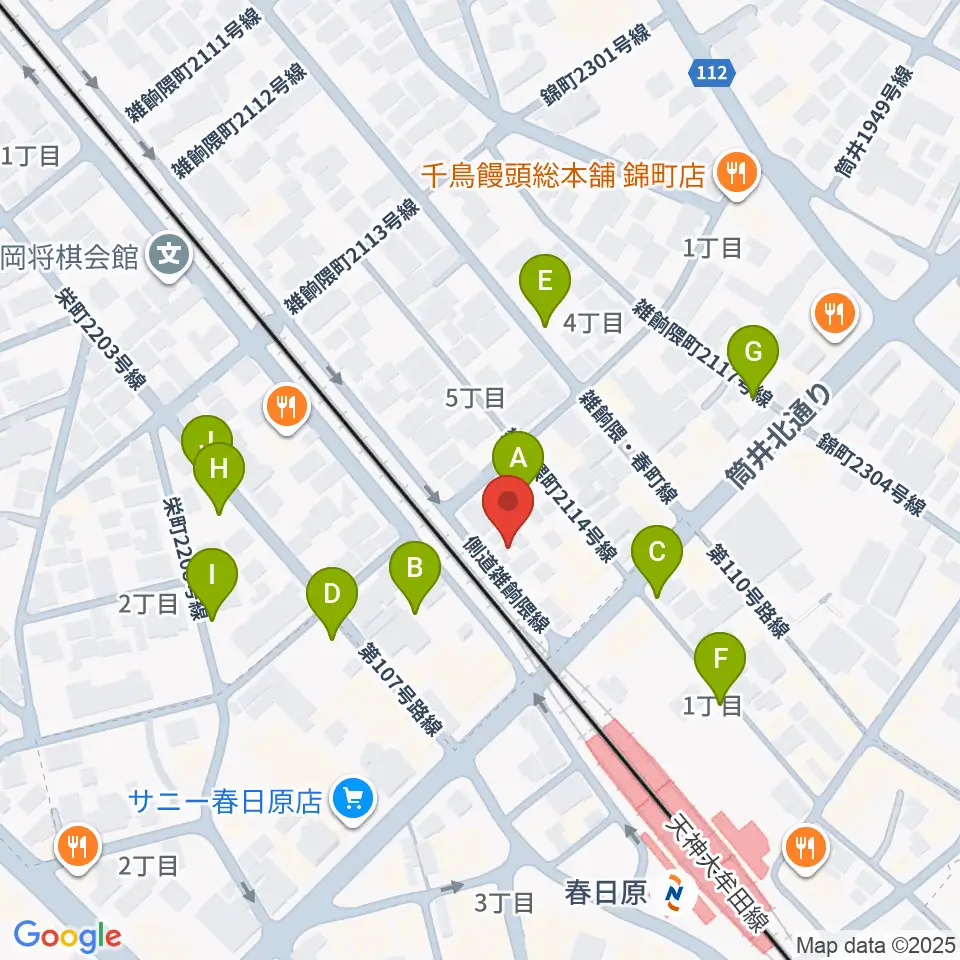 jmc音楽教室周辺の駐車場・コインパーキング一覧地図