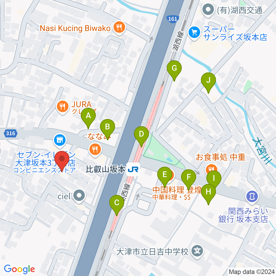 スタジオピッコロ周辺の駐車場・コインパーキング一覧地図