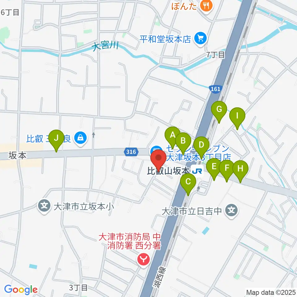 スタジオピッコロ周辺の駐車場・コインパーキング一覧地図