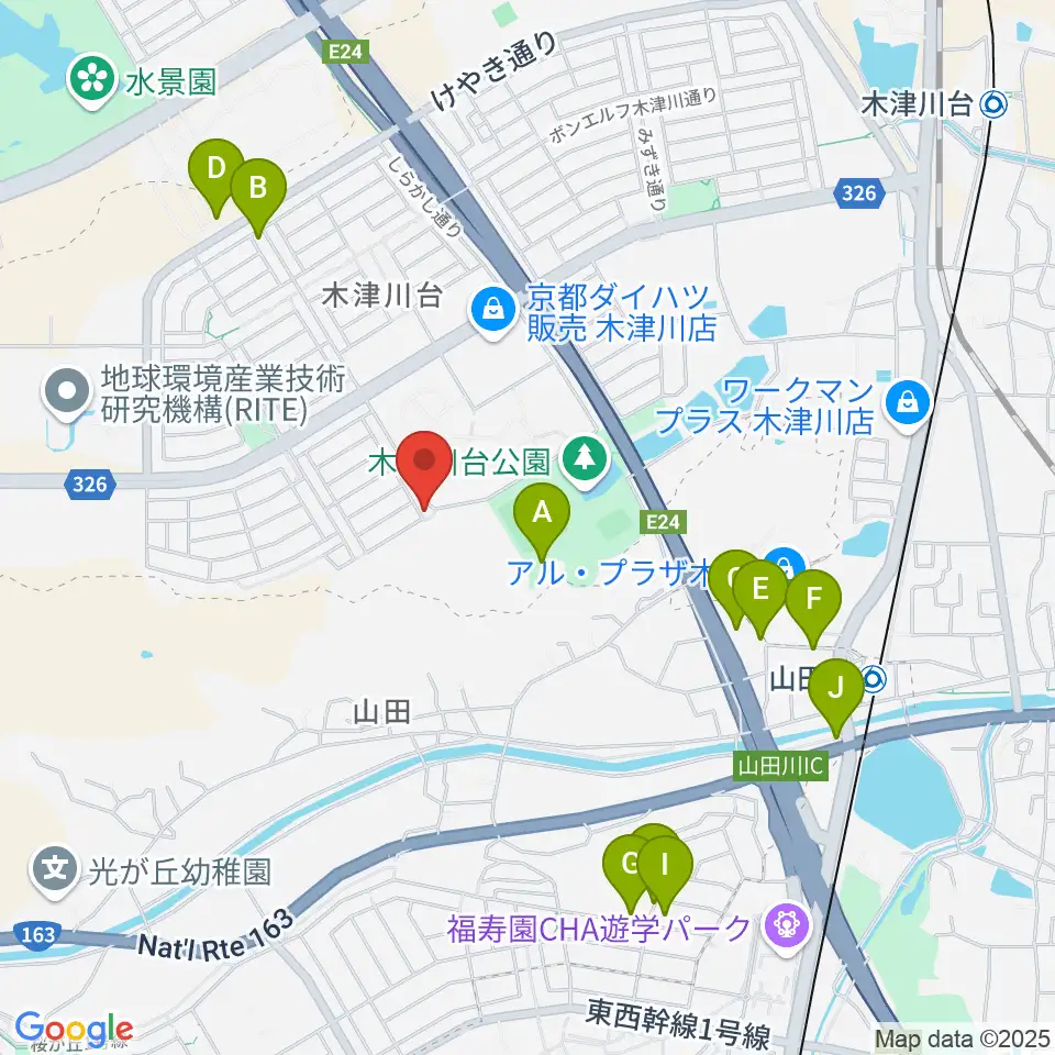 アルテノーヴァ周辺の駐車場・コインパーキング一覧地図