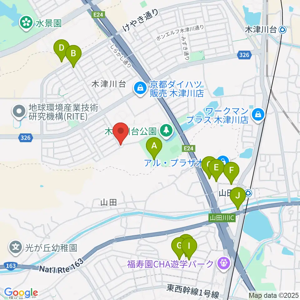アルテノーヴァ周辺の駐車場・コインパーキング一覧地図