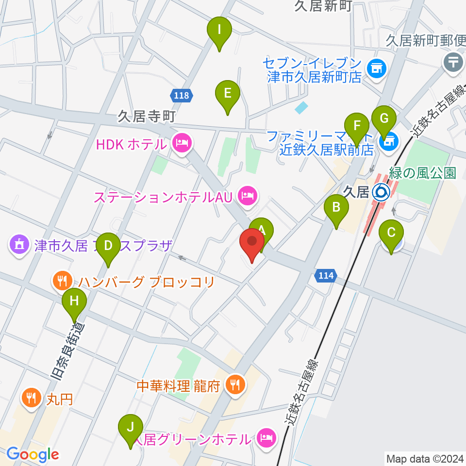 （有）フミヤ楽器周辺の駐車場・コインパーキング一覧地図