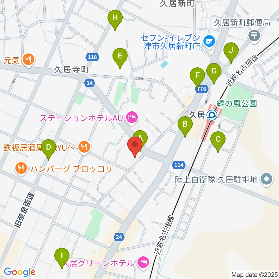 フミヤ楽器周辺の駐車場・コインパーキング一覧地図