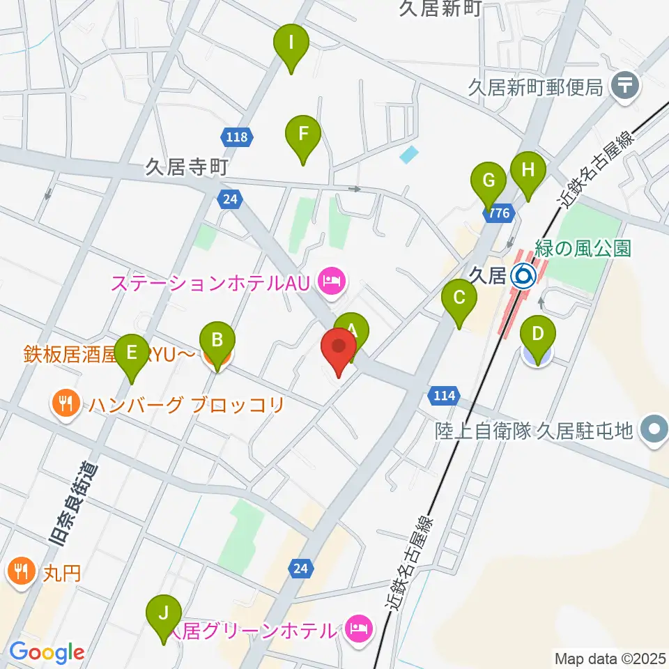 フミヤ楽器周辺の駐車場・コインパーキング一覧地図