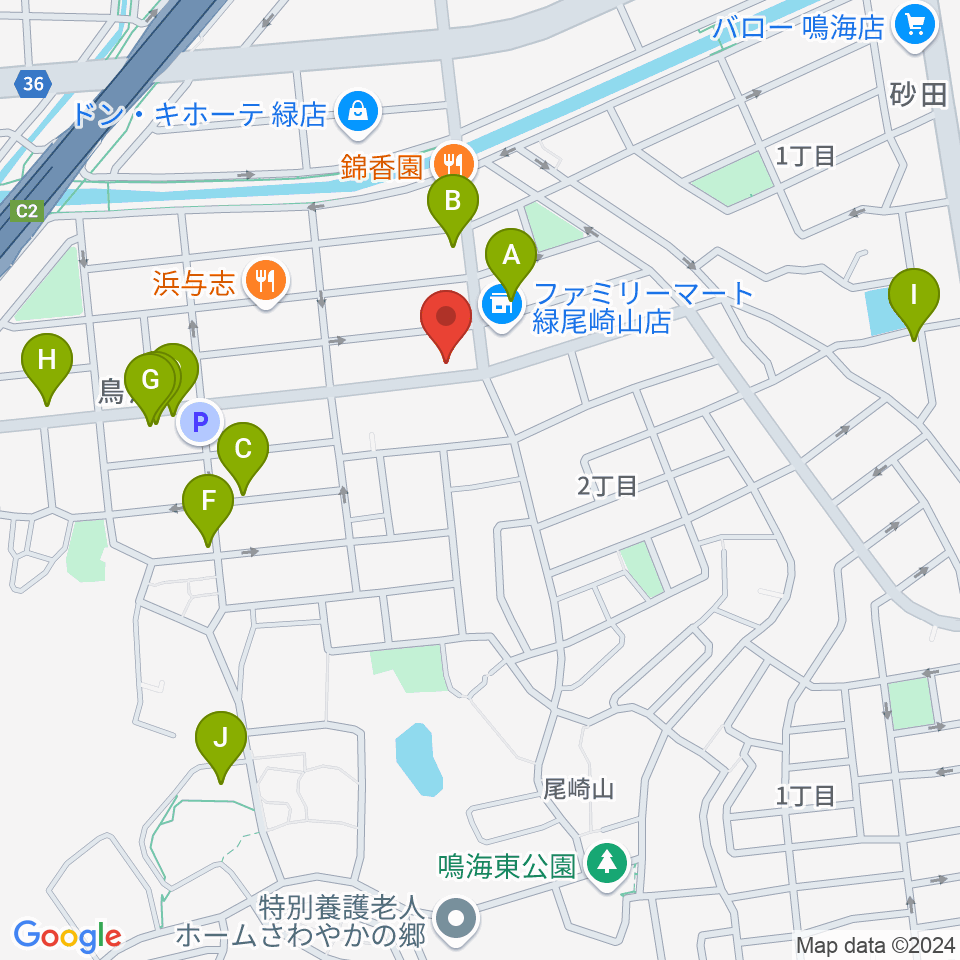 音楽教室ボイスミュージック周辺の駐車場・コインパーキング一覧地図