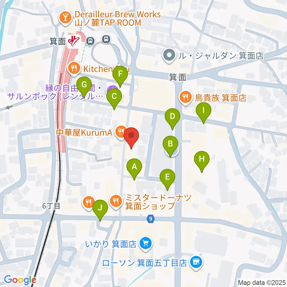 ミュージックドリーム音楽教室周辺の駐車場・コインパーキング一覧地図