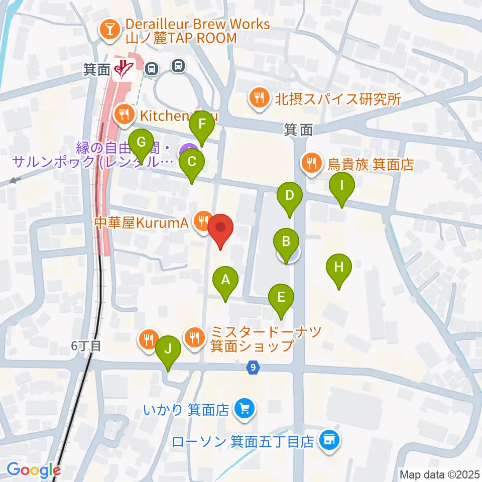 ミュージックドリーム音楽教室周辺の駐車場・コインパーキング一覧地図