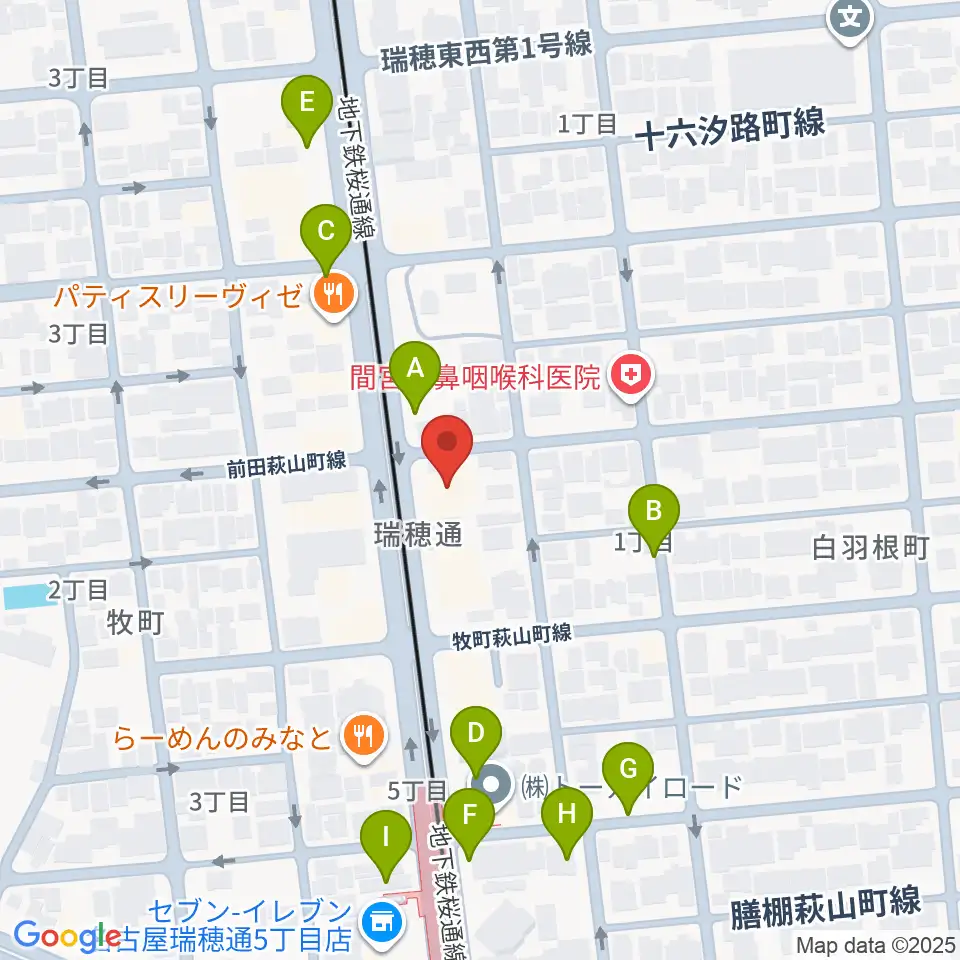 コンピュータミュージックスクールリカレンス周辺の駐車場・コインパーキング一覧地図