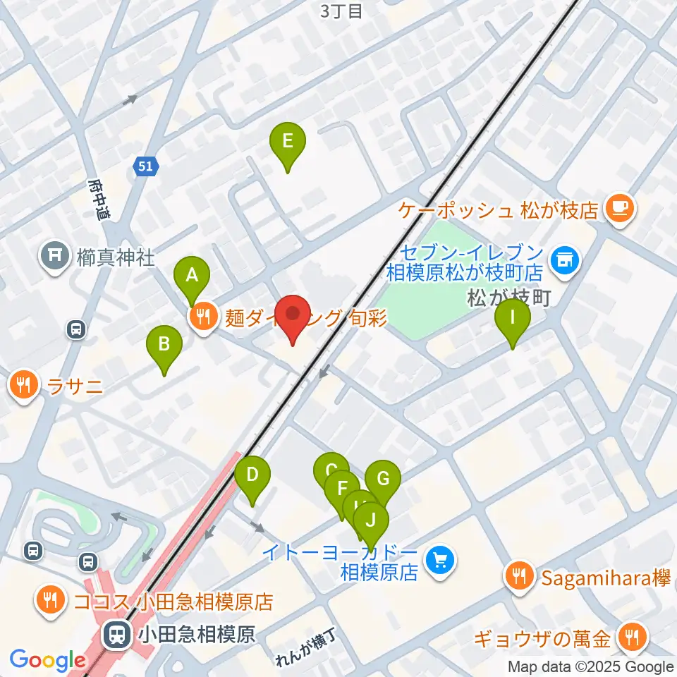 エンゼルミュージック周辺の駐車場・コインパーキング一覧地図