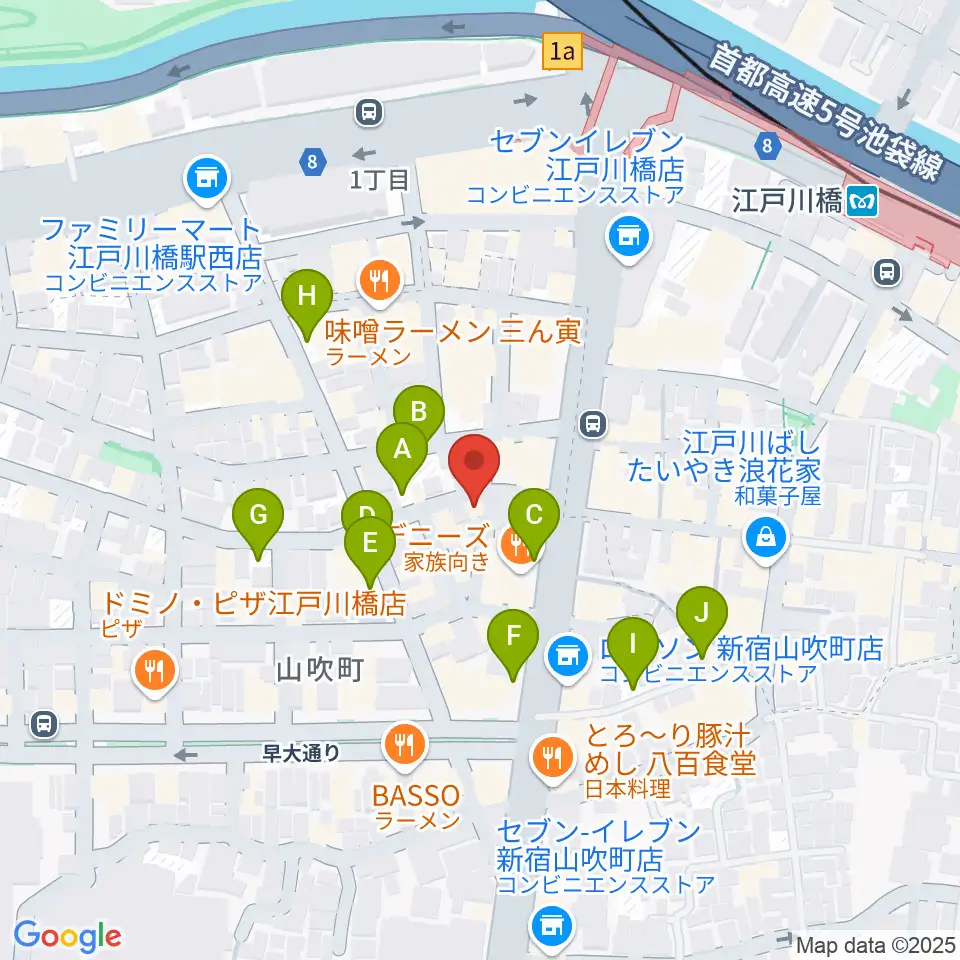 BEC音楽教室周辺の駐車場・コインパーキング一覧地図