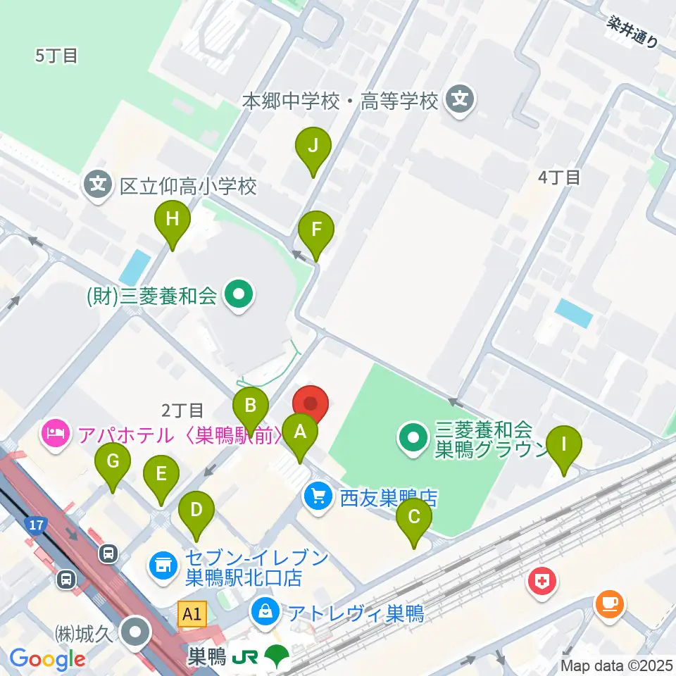 ミクロコスモスミュージックスクール周辺の駐車場・コインパーキング一覧地図