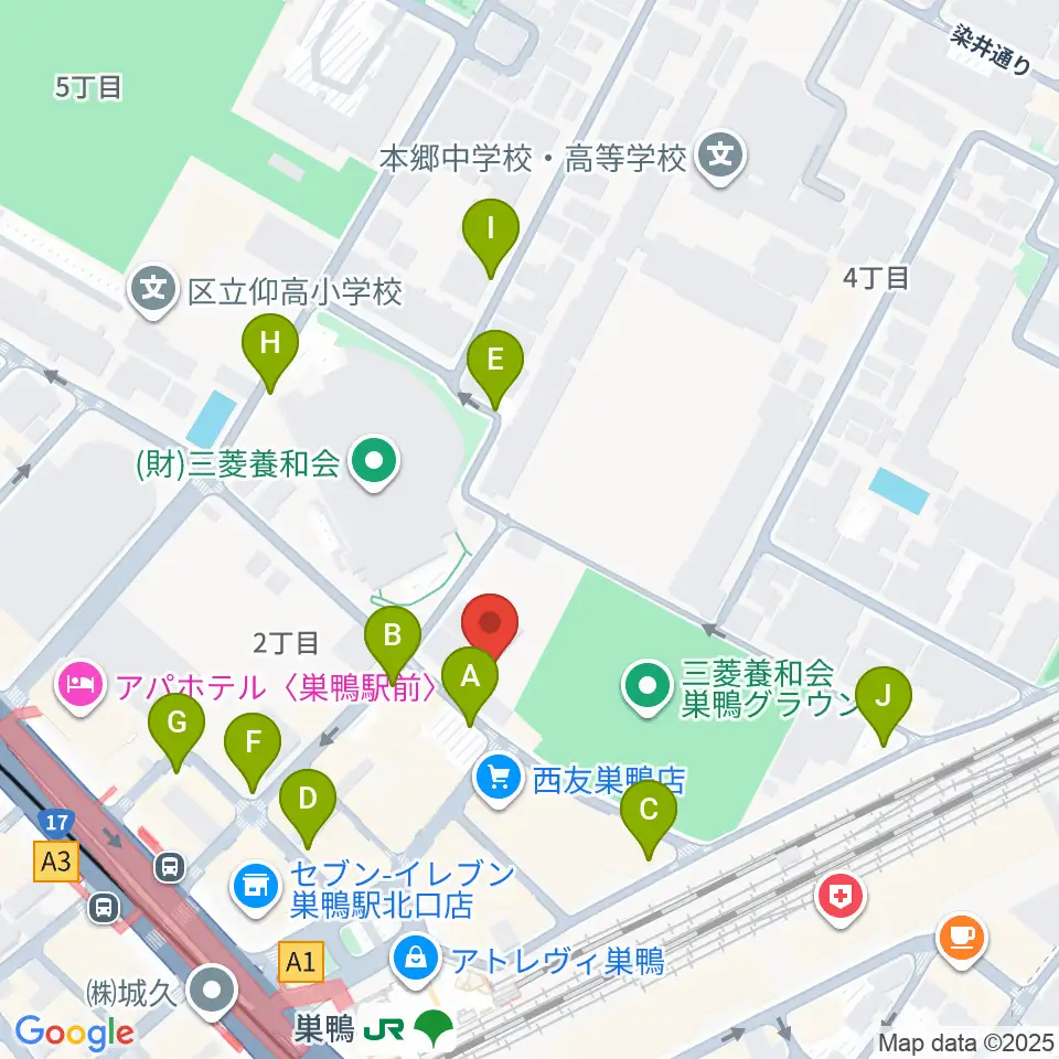 ミクロコスモスミュージックスクール周辺の駐車場・コインパーキング一覧地図