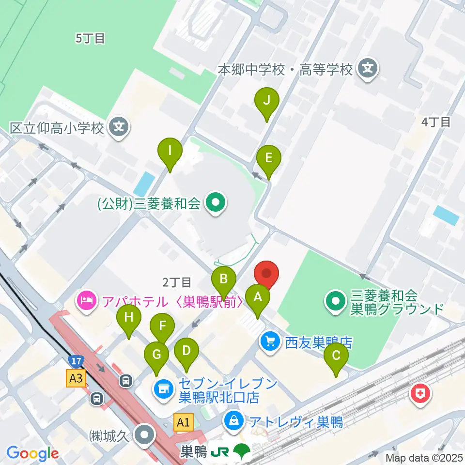 ミクロコスモスミュージックスクール周辺の駐車場・コインパーキング一覧地図