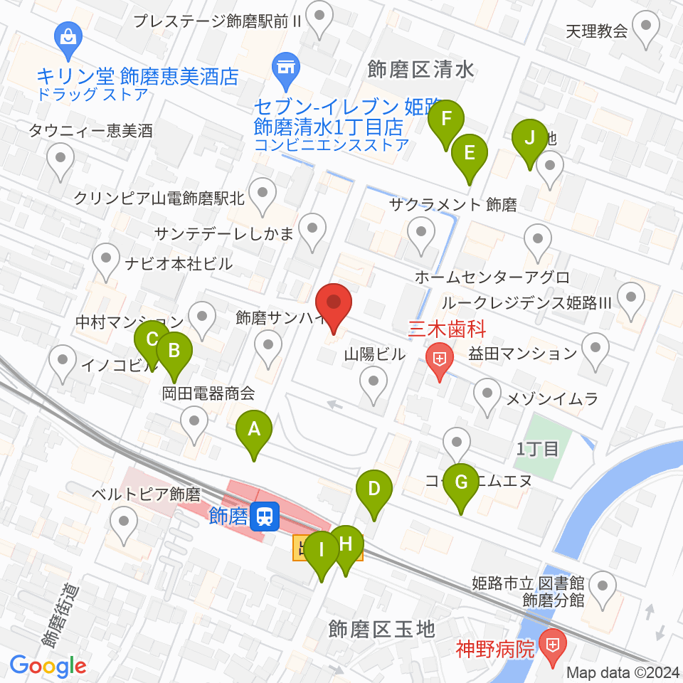 なるせ音楽教室周辺の駐車場・コインパーキング一覧地図