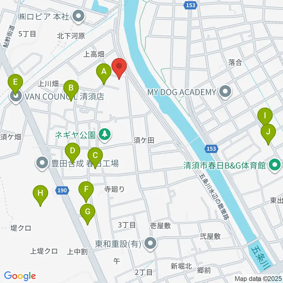 リュウケイミュージックネット周辺の駐車場・コインパーキング一覧地図